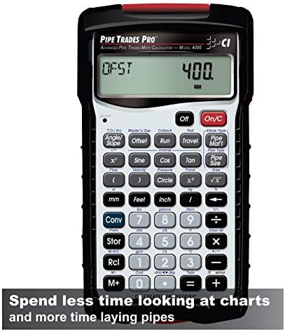 Calculated Industries 4095 Pipe Trades Math Calculator Tool & Swanson TL043M 9-Inch Savage Magnetic Torpedo Level