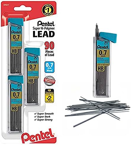 TUL Pencil Value Pack, 0.7mm Tul Mechanical Pencils 6 Pack , TUL Eraser Refill 1 Pack 3 10 Piece Set