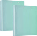 Three-Rings Notebook Binders 1.5" Notebook Binders with Pockets 1/2 Pack Binder for College Students Hardcover Abstract Wide Gradient Background Blanks with Pale Light Purple