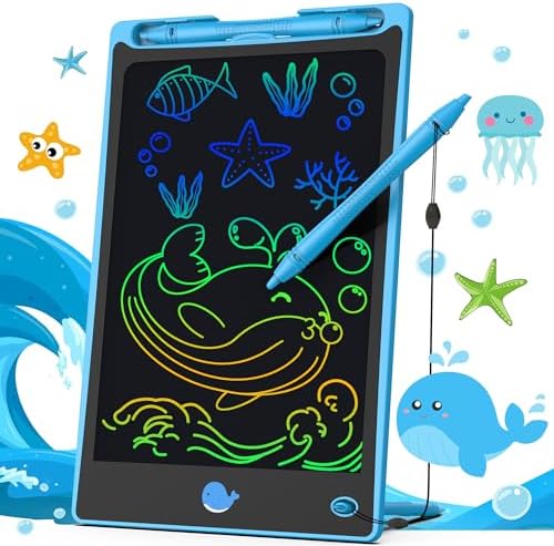 Hockvill LCD Writing Tablet for Children 8.8 Inch, Toys for Girls Boys Drawing Pad for 3 4 5 6 7 Year Old Kids Toys, Easter Basket Stuffer for Kids, Toddler Gift Doodle Board Travel Essentials