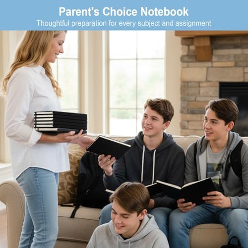 ViVin 24 Pack A5 Hardcover Lined Notebook,192 pg College Ruled 5.5x8.3
