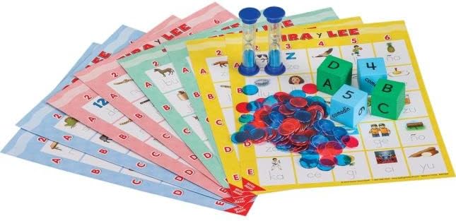 Really Good Stuff Roll & Read: Spanish Direct Syllables - 1 Game