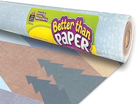 Teacher Created Resources Moving Mountains Better Than Paper Bulletin Board Roll (TCR77421),Rectangular