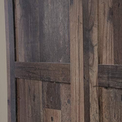 Sauder Select Storage Cabinet, Pantry Cabinet Kitchen Storage with Adjustable Shelves, Utility Room Storage Cabinet, in Reclaimed Pine