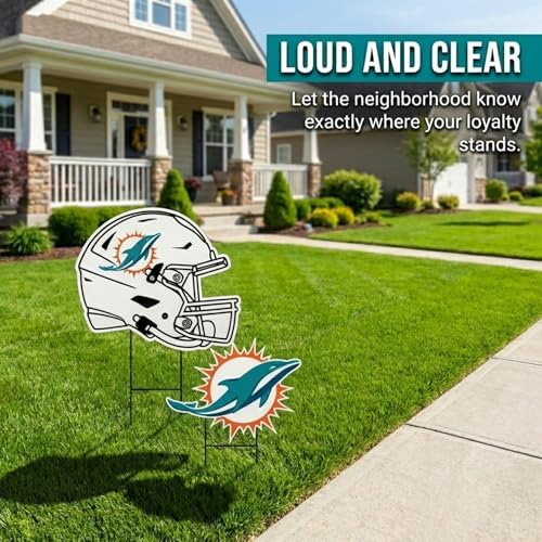 NFL Logo & Helmet 2 Pack Yard Sign Set