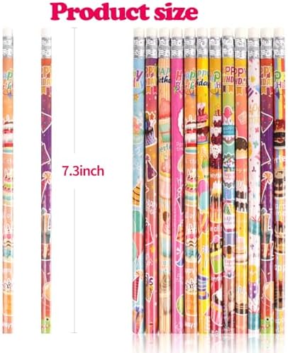 Birthday Pencils 360 Pack Bulk Party Favors Kids Goodie Bags Classroom