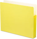 Smead File Pocket, Straight-Cut Tab, 1-3/4" Expansion, Letter Size, Yellow, 25 per Box (73223)