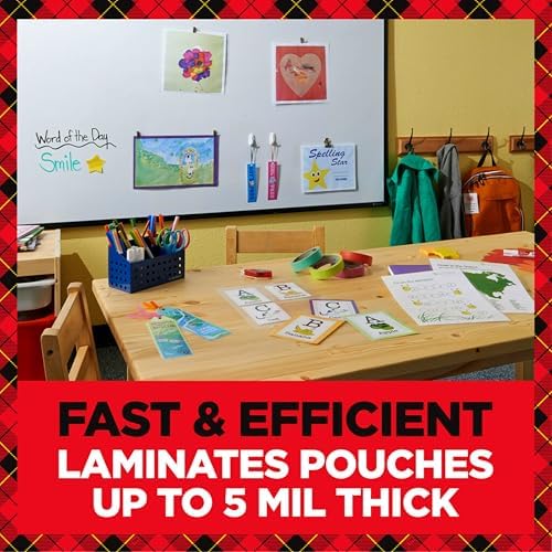 Scotch Thermal Laminator and Pouch Bundle, 2 Roller System, Laminate up to 9" Wide (TL901X) with Scotch Laminating Pouches, 200-Pack (TP3854-200)