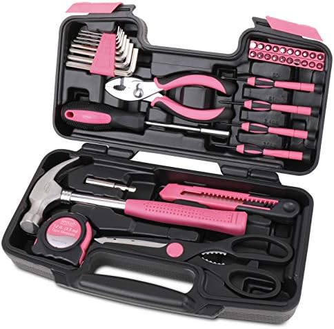 Apollo Tools Original 39 Piece General Household Tool Set in Toolbox Storage Case & Be Smart Get Prepared 100 Piece First Aid Kit: Clean, Treat, Protect Minor Cuts, Scrapes. Home, Office, Car, School