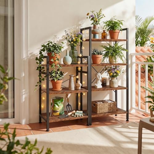 3 Tier Bookshelf, Free Standing Bookcase with Open Storage Shelves