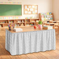 Teacher Desk Skirt for Classroom Ruffle Table Skirt Back to School