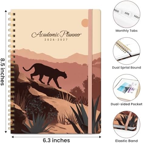 ZOTIA Planner 2026-2027 Jul 2026-Jun 2027 Academic Monthly & Weekly Planner