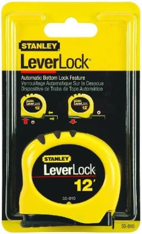 Stanley 30-810 12-Foot LeverLock Tape Rule