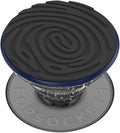 PopSockets Adhesive Phone Grip, Holder- Imprint Black | Secure Comfortable Hold, Anti-Drop, Kickstand, Black, Electronic Accessories, For iPad/Kindle/iPhone/Android