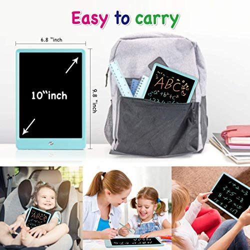 ORSEN LCD Writing Tablet 10 Inch, Colorful Doodle Board Drawing Pad for Kids, Toddler Toys for 3 4 5 6 7 8 Year Old Girls Boys Gifts (Blue)