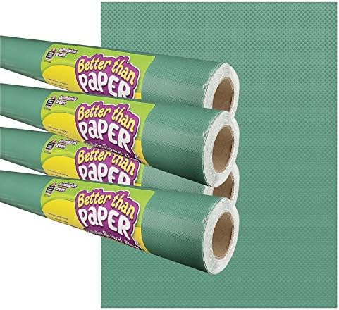 Teacher Created Resources Better Than Paper Bulletin Board Roll, 4' X 12', Eucalyptus Green, 4/Pack (Tcr32441)