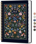 Large Planner 2026-2027, A4 (8.5" x 11") Hardcover Weekly & Monthly Planner July 2026 - June 2027 with Monthly Tabs, Academic Planner for School, Work and Office, Garden of Whimsy