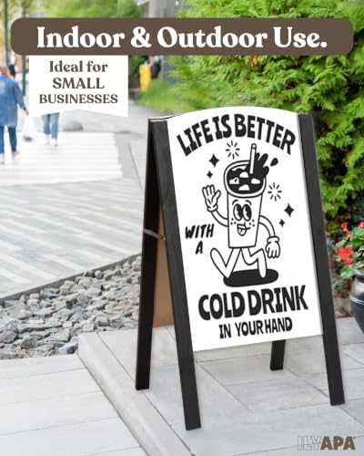 Ilyapa A Frame Whiteboard Easel Sign 20x30 in - Sandwich Signs Outdoor