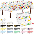 CXPSINC 54 Inch X 300 Feet Plastic Table Cover Roll Disposable Tablecloth with Slide Cutter for All Type/Shape Tables | Party, Banquet, Birthdays, Weddings(Balloon, 300 Feet)
