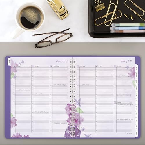 AT-A-GLANCE 2027 Planner, Weekly & Monthly, 13-Month Jan-Jan, 8.5" x 11", Beautiful Day (938P-905-27)