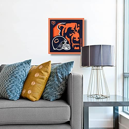 YouTheFan NFL Chicago Bears 3D Logo Series Wall Art