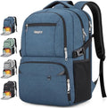 Insulated Lunch Backpack Fit 17" Laptop with Cooler Compartment