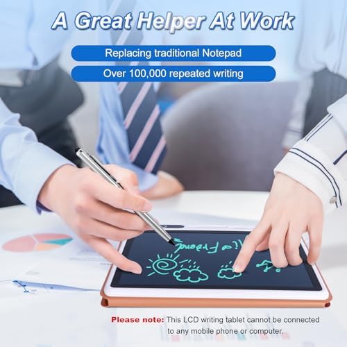 LCD Writing Tablet with Case 10inch Electronic Writing Notebook for Adults