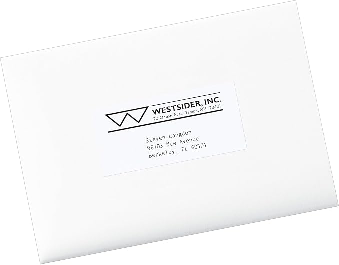 Avery Address Labels for Copiers, 2 x 4-1/4, 1,000 Labels, 5 Packs (5352)