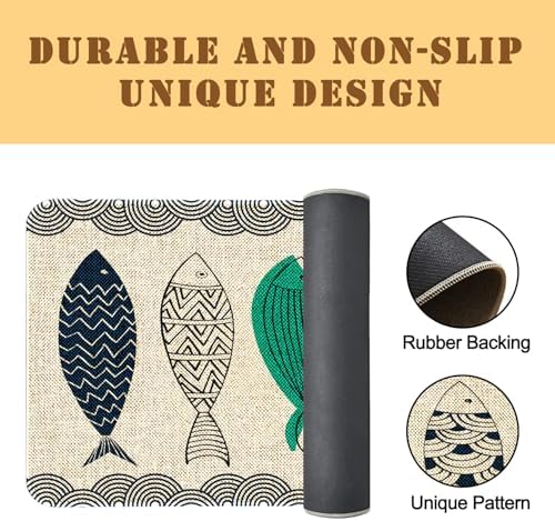 Kitchen Rugs and Mats Set of 2,Floor Mats for Home Kitchen Decor Mat