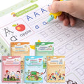 Magical Handwriting Workbooks Handwriting Practice Copybook Aid Magic Pen Reusable Copybook Grooves Template Design for Children Books Suitable for Children's Learning