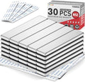 FINDMAG Bar Magnets, 30 Pack Bar Magnets with Adhesive, 2.36x0.39x0.12in