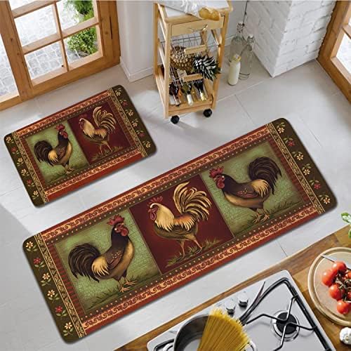 Kitchen Rugs and Mats Set of 2,Floor Mats for Home Kitchen Decor Mat