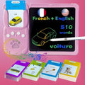 Writing Drawing Tablet with Talking Flash Cards - French Pink