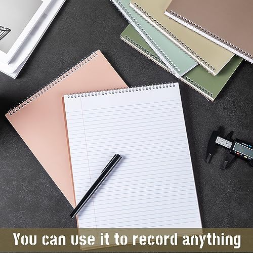 Maitys 6 Pcs Steno Spiral Notebooks, Stylish Color, Classic Style