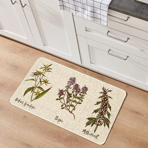 Kitchen Rugs and Mats,Washable Non-Slip Floor Mats Door Mat