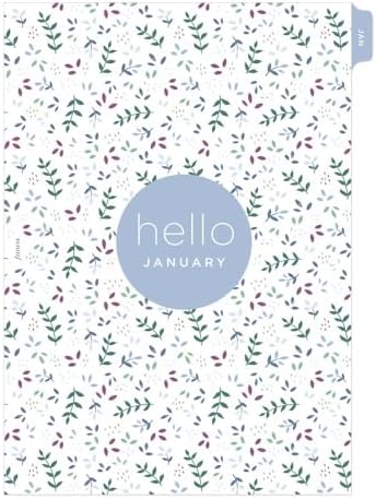 Filofax Calendar Diary Refill, A5 Size, Week-to-View, Garden Minimal Diary Pack, Multilingual: Five Languages, 2026 (C68592-26)