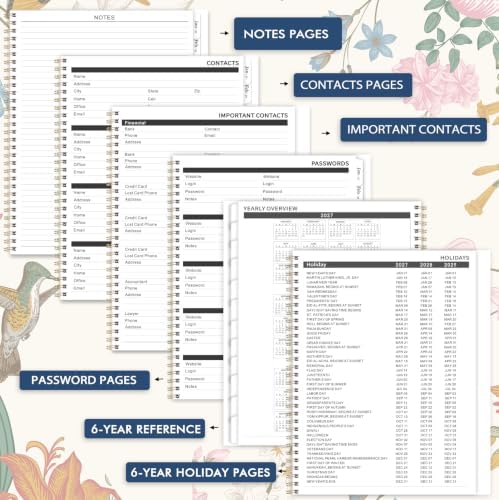 2027-2031 Monthly Planner - 5 Year Planner 2027-2031, Jan 2027 - Dec 2031