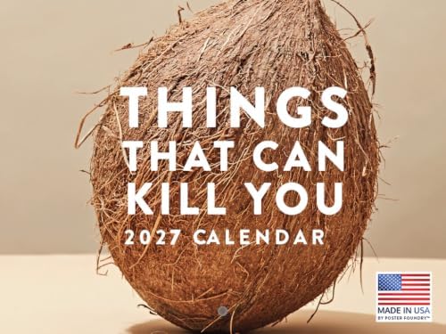 Things That Can Kill You Calendar 2027 Humorous Monthly Wall Calender 12 Month