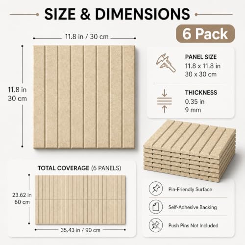 Stripe Felt Bulletin Board Tiles, Cork Board Alternative 24 x 36 in