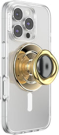 PopSockets Phone Grip for MagSafe, Magnetic Holder- Beholder Eye Gold | Removable, For Kindle / Android / iPhone, With Magnet, Pearl, Pretty, Bling, Crystal, Enamel, Designs