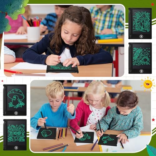 Zhehao 32 Pcs LCD Writing Tablet for Kid Mini Doodle Board,Black