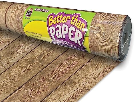 Teacher Created Resources Rustic Wood Better Than Paper Bulletin Board Roll (TCR77884)
