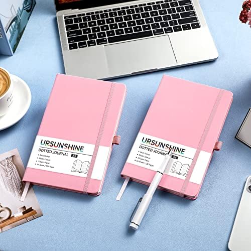 Dotted Journal/Notebook - Dot Grid Hard Cover Notebook, 5.3'' x 8.26''