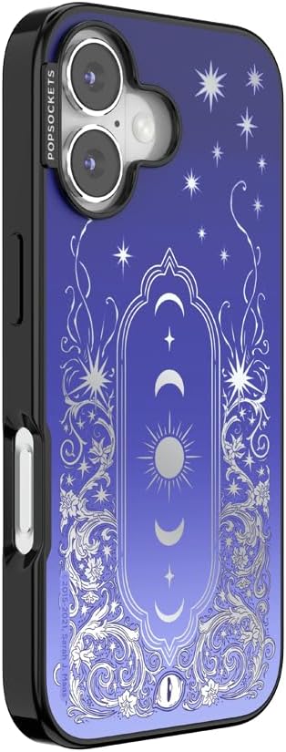 PopSockets iPhone 17 Phone Case with MagSafe, Wireless Charging Compatible, Bookish - Mirror Curse Breaker