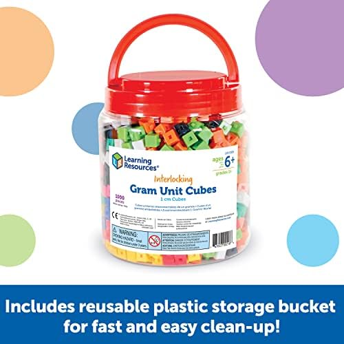 Learning Resources Interlocking Gram Unit Cubes