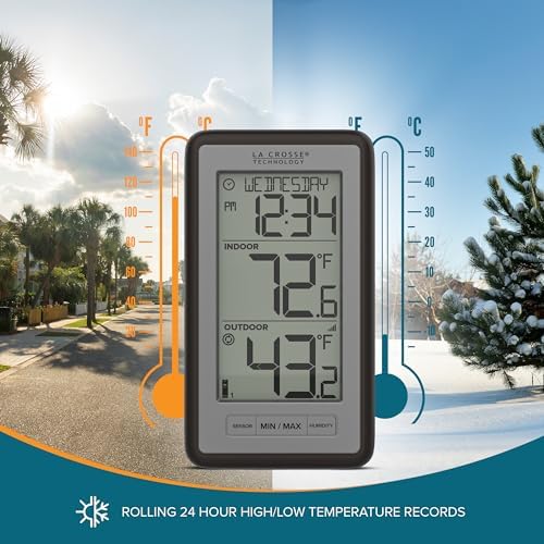 La Crosse WS-9160U-IT V3 Digital Wireless IN/OUT Thermometer with humidity