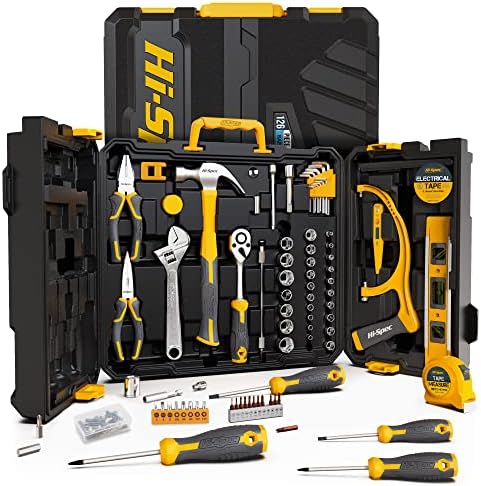 Hi-Spec Home Garage Mechanics DIY Tool Kit Handyman Auto Car with Toolbox