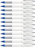 Pentel Floatune Rollerball, 1.0mm Bold Point, Blue Ink, Box of 12 (BY110-C)