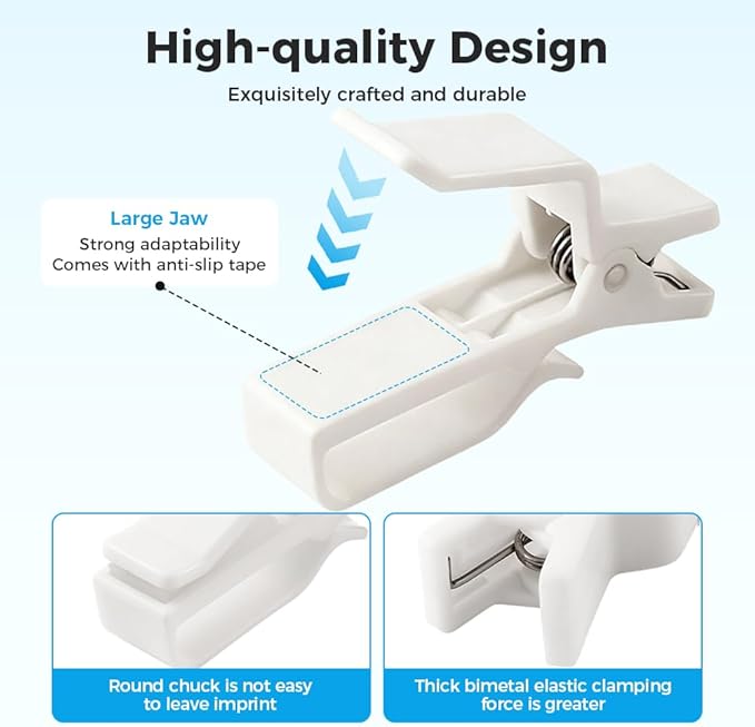 Movable Cord Holder for Nightstand, 2026 New Upgrade Cord Organizer Holder, Cable Organizers USB Cable Holder Wire Organizer Cord Clips, Cable Hider for Home, Office,Cubicle Accessories (9, White)