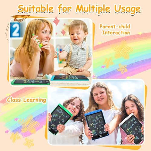 LCD Writing Tablets for Kids Bulk 16 PCS 8.5" Reusable Drawing Pads for Kids Doodle Boards for Class Party Favors Return Gifts for Kid Boys Girls Children's Day Toys Kids Drawing Tablet (16)
